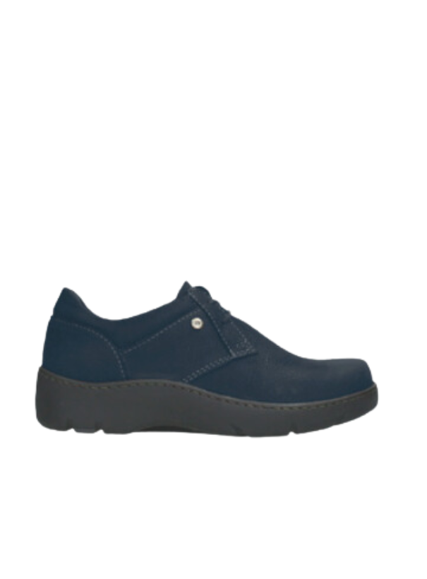 Buy your Wolky Calypso XW - blue nubuck shoes online