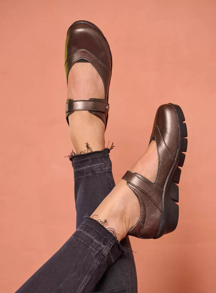 Wolky Mary Jane shoes 0067730212 30212 inox leather