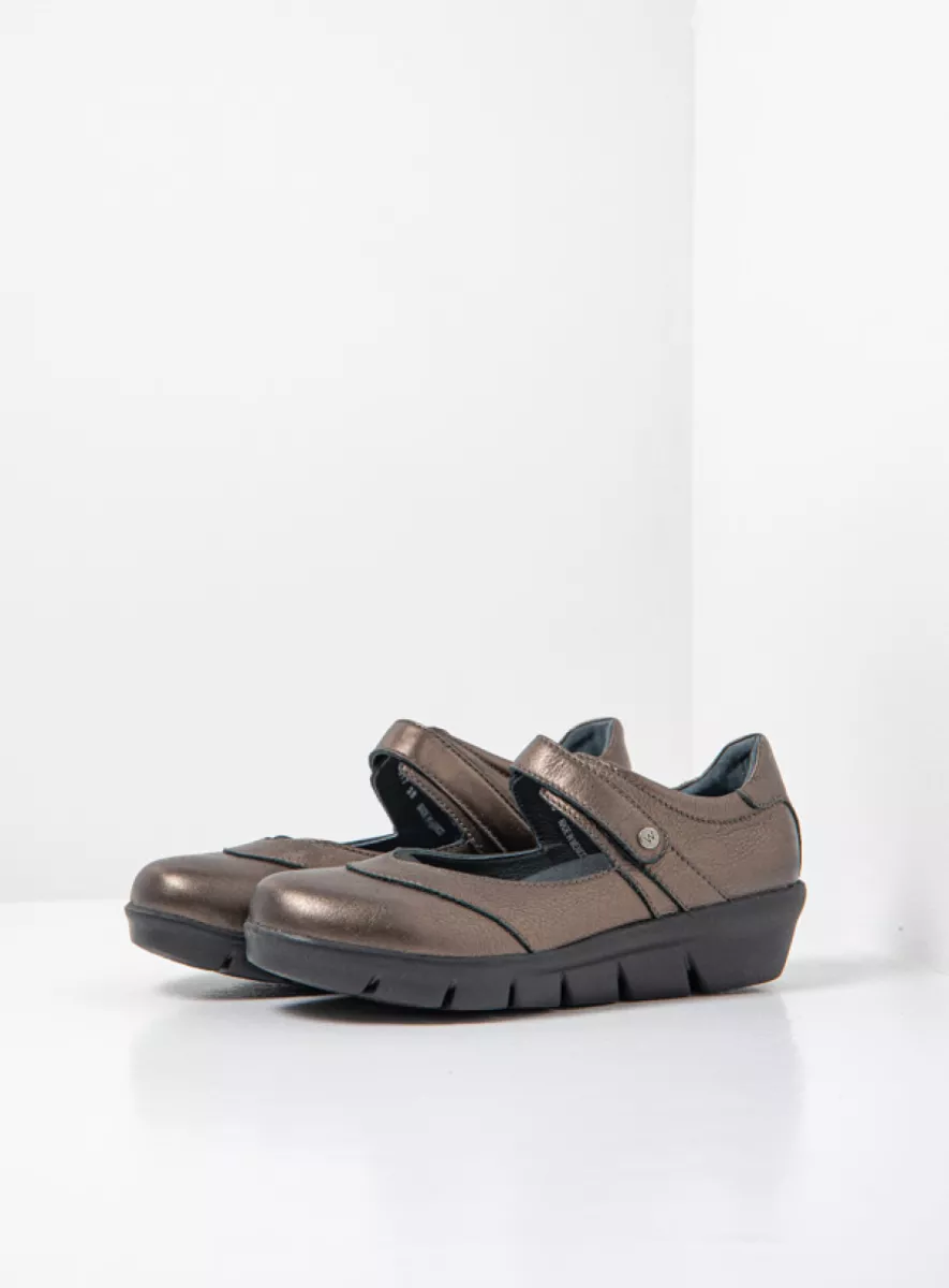 Wolky Mary Jane shoes 0067730212 30212 inox leather