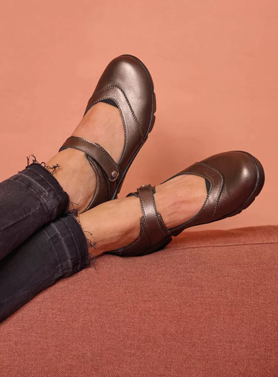 Wolky Mary Jane shoes 0067730212 30212 inox leather