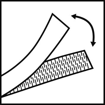 Velcro on our adjustable sandals