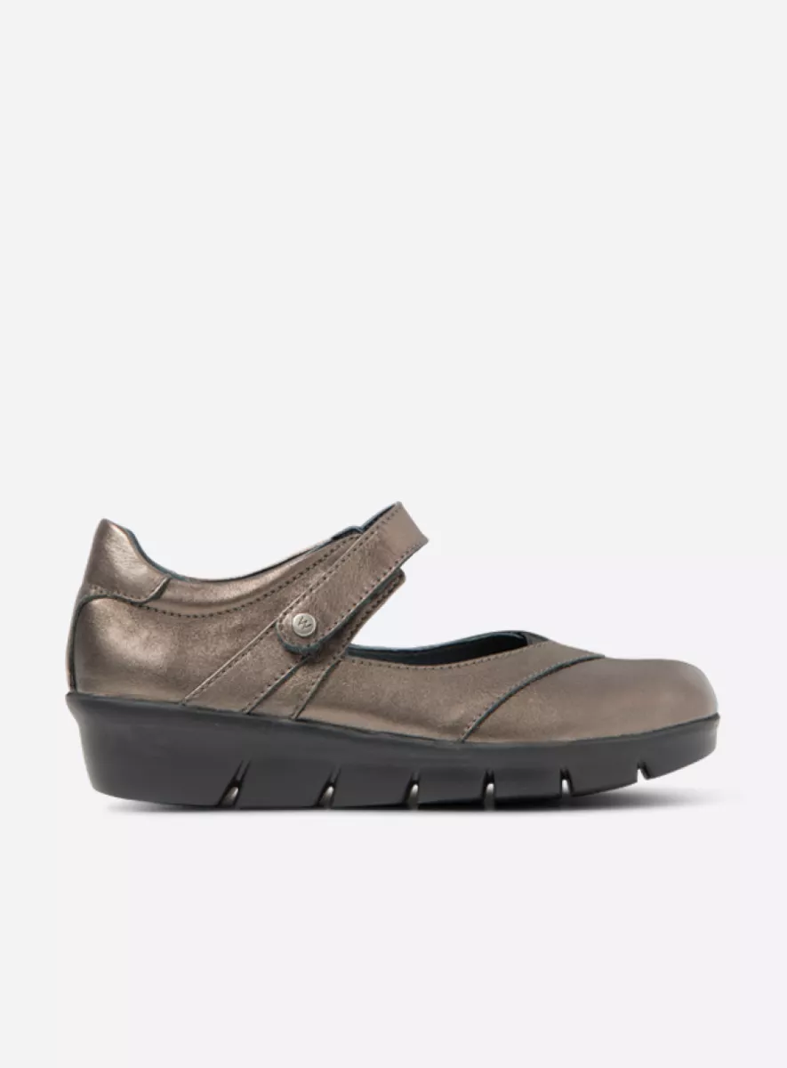 Wolky Mary Jane shoes 0067730212 30212 inox leather