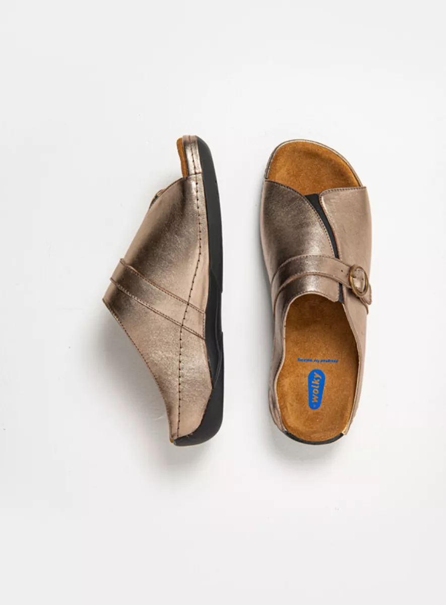 Wolky Sandals 0031923320 23320 bronze leather