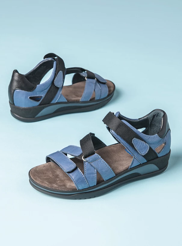 wolky sandals 01055 desh 30840 denim leather sfeer