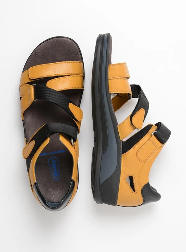 wolky sandals 01055 desh 30930 amber leather top