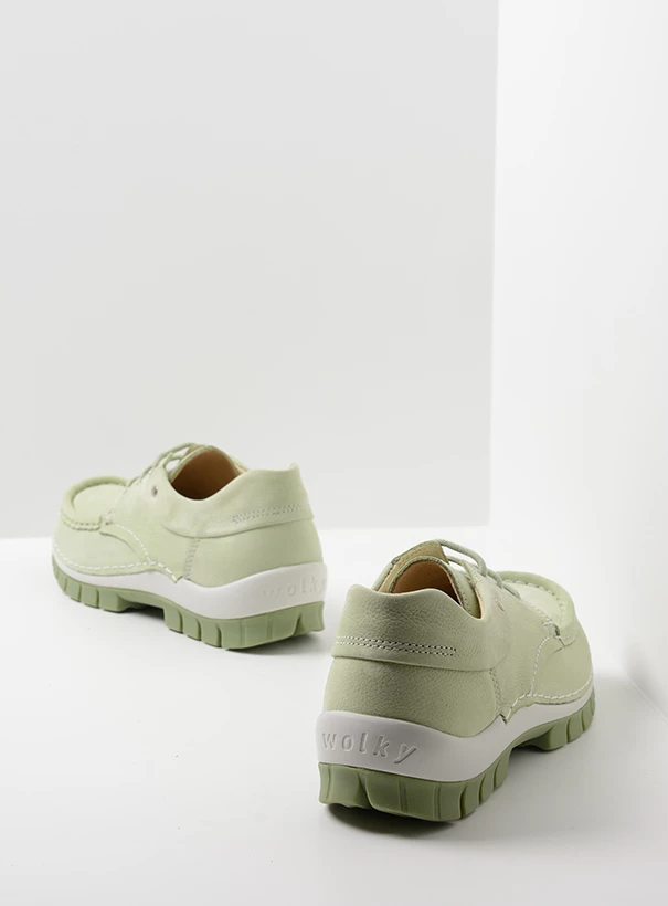 wolky comfort shoes 04701 fly summer 11706 light green nubuck back