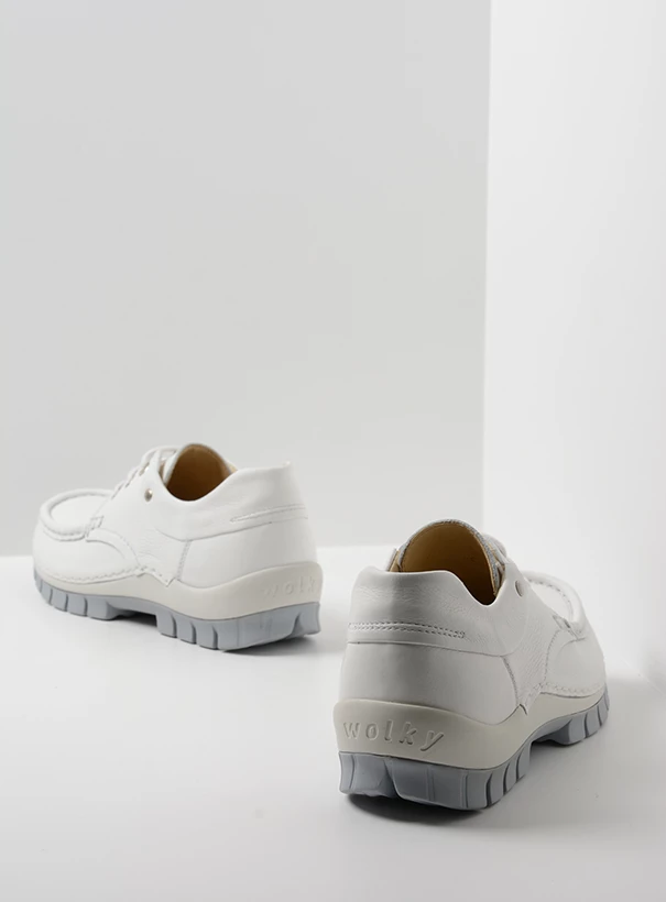 wolky comfort shoes 04701 fly summer 20180 white light blue leather back